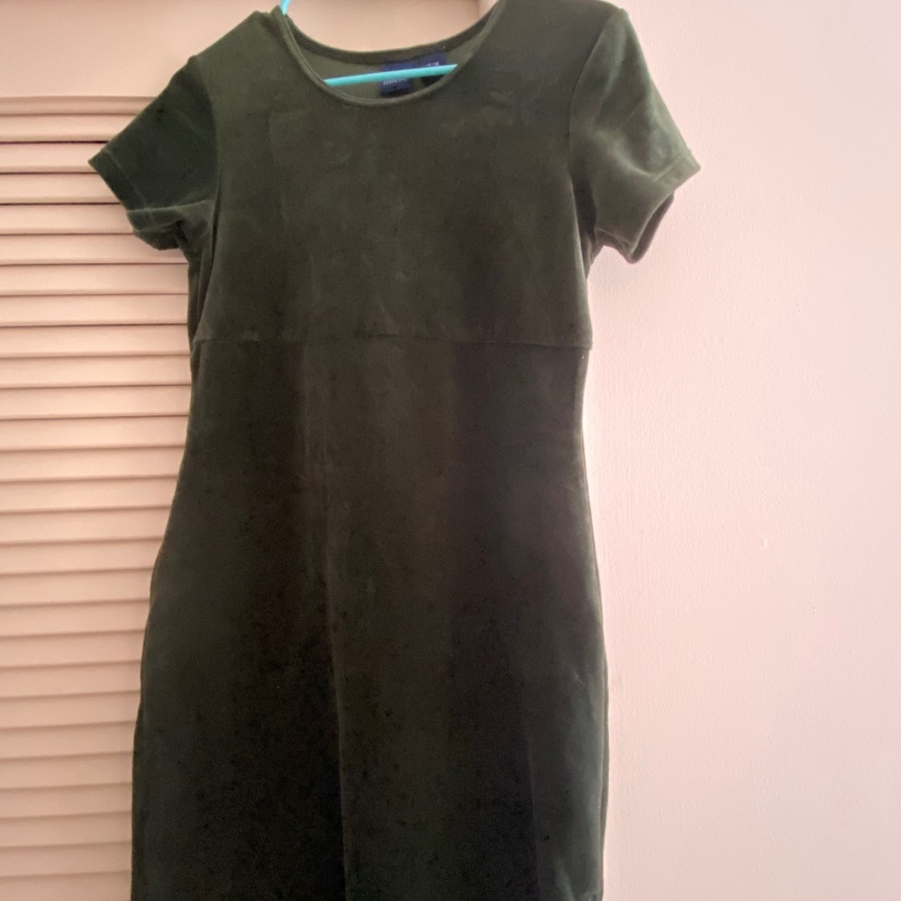 Basic Editions Girl's Velvet Dress; Girl's Size 14-16